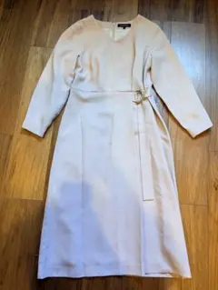 GREEN LABEL RELAXING ベージュワンピース 長袖