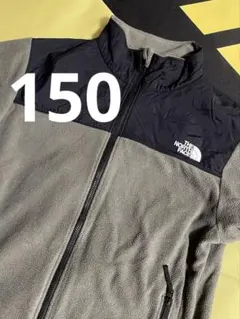 定番 ノースフェイス フリース 140 人気のカーキ×ブラック