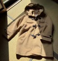 Ｅhyphen world gallery ダッフルコート ベージュ 制服の上