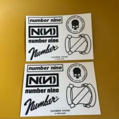 NUMBER (N)INE ナンバーナイン　ステッカー　2枚セット　複数あり