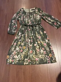 sunauna スーナウーナ 花柄ワンピース　小さいサイズ　美品