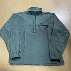 90s NIKE ナイキ ACG ハーフジップ フリース モスグリーン