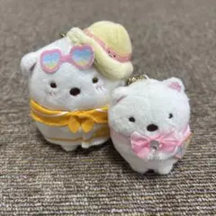 すみっコぐらし　キーホルダー　てのりぬいぐるみ　しろくま