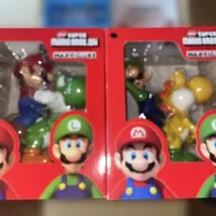SUPER MARIO BROS.マキシフィギュア 2種 本立て マリオ 土管