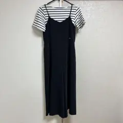 ブルーレーベルクレストブリッジ　キャミソールサロペット &ボーダーTシャツセットのサムネイル