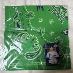 東京ヤクルトスワローズ ペイズリー柄 バンダナ 応援グッズ オリジナル燕バンダナ