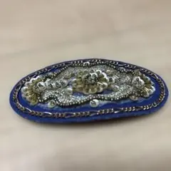 バレッタ　ビーズ