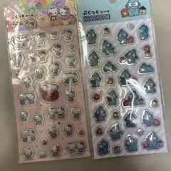 ぷくっとシール　キティ、ハンギョドン　2点セット　サンリオ