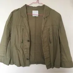 カーキ ミリタリー ジャケット ブルゾン