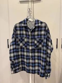 ボーイロンドン ヴィンテージ 80S 90S 長袖シャツ M NAVY ネイビー