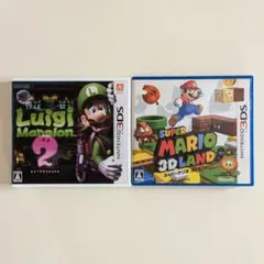 3DS　ルイージマンション2　/　スーパーマリオ3Dランド　2点セット
