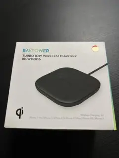 【新品】RAVPOWER 10W ワイヤレス充電器 RP-WCO06