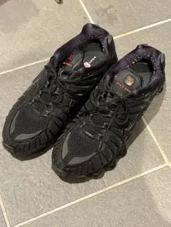 Nike Women's Shox TLBlack and Max Orange