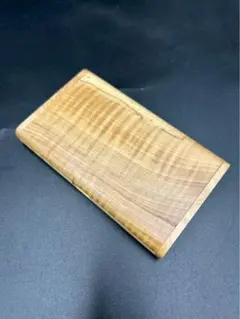 [即購入OK] 栃(とち) 銘木無垢材名刺入れ　指物　新品未使用　無垢材 即購入OK] 栃(とち) 銘木無垢材名刺入れ 指物 新品未使用 無垢材