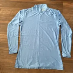 Mizuno ライトブルー 長袖アンダーシャツ サッカー Lサイズ