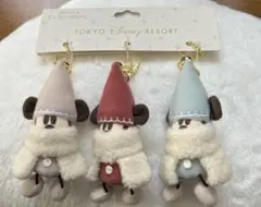 ディズニークリスマス 2025リルリンリン ぬいぐるみチャーム 3個セット