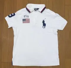 宗*様 Polo Ralph Lauren ポロシャツ USA 星条旗 ホワイト 宗*様 Polo Ralph Lauren ポロシャツ USA 星条旗 ホワイト - メルカリ