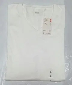 UNIQLO ユニクロ スーピマコットン Vネック半袖T Lサイズ 新品タグ