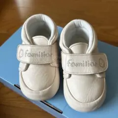 familiar ファーストシューズ ホワイト　13cm ファミリア