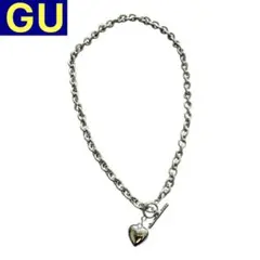 【即売可】GU ハートモチーフボリュームチェーンネックレス 完売レア品 極美品のサムネイル