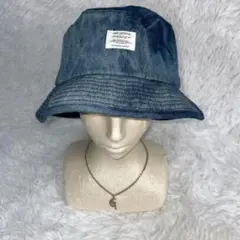 harapeco DENIM HAT ブルー デニムハット Eve - メルカリ