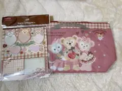 【新品未開封】スウィートダッフィー 2017 スーベニアランチケース ふせん