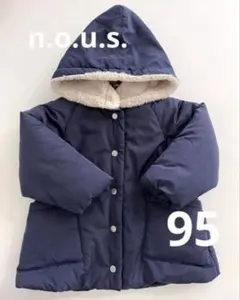 n.o.u.s. ノウズ キムラタンベビーキッズ中綿ファーコートフード付95cm