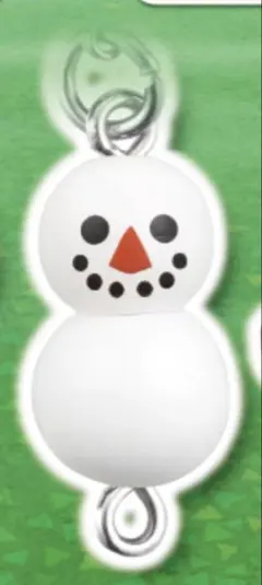 あつまれどうぶつの森 めじるし つながリングチャーム 新品未開封 雪だるま