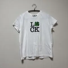 hoop　 lucky glow clover T-shirt