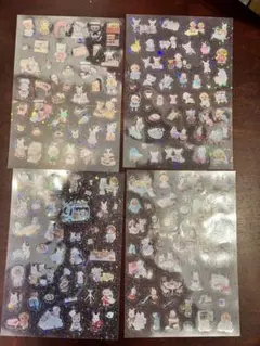 ✨️シルバニアファミリー キラキラ シール4シートセット✨️①