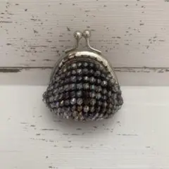 ハンドメイド♪ソロバンビーズのがま口♪ミニサイズ♪