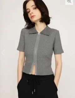SLY FRONT ZIP CUT RIB
