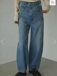 みぃちゃん PUNA long denim BLACK BY MOUSSY（ブラックバイマウジー）の「PUNA vintage long