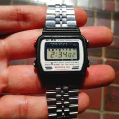 【1980年代オールドデジタル】セイコー　アルバスポーツY749　マットブラック