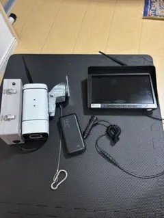 ワイヤレス防犯カメラ モニターセット 本体 NS-1110WMS - メルカリ