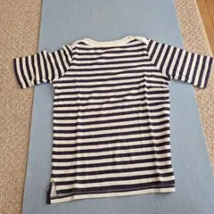 ストライプ 半袖Tシャツ ネイビー/ホワイト