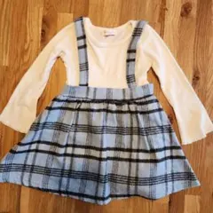 チェック柄ワンピース　earth music&ecology Red Label