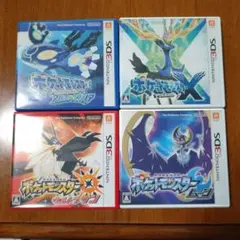 ポケットモンスターソフト４本セット
