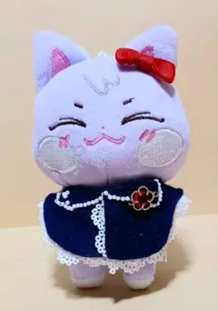 サンドギ　ルビーちゃん　フリル付きケープ　リボン付き　ぬい服