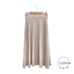 ★美品★ a.v.v. standard ロングスカート フレア 無地 ポ k1