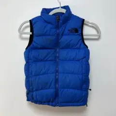 THE NORTH FACE ダウンベスト 120 キッズ　青　人気　ベスト