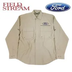 02M747◯ FIELD&STREAM ヴィンテージ 長袖 ワークシャツ M