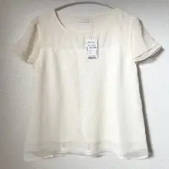 anysis エニィスィス　Tシャツ レース　オフホワイト　半袖　アイボリー　M