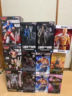 キン肉マン&北斗の拳&ジョジョ&ルパン3世&ウルトラマン&ワンパンマンフィギュア キン肉マン&北斗の拳&ジョジョ&ウルトラマン&ワンパンマン&ルパン三世