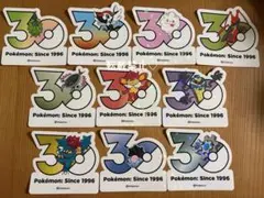 ポケモン 韓国限定 ポケモンストア30周年ロゴステッカー シール まとめ売り bのサムネイル