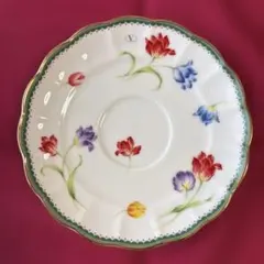 【VALENTINO GARAVANI 】イタリアンフラワー柄　ソーサーのみ