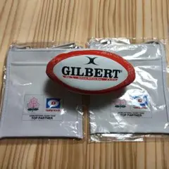 ラグビー日本　ラグビーボール　サコッシュ　セット　リポビタンD GILBERT