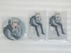 一番くじ　ウィンドブレーカー　梶蓮　アクリルスタンドと缶バッジ