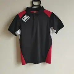 Canterbury ラグビー ポロシャツ ブラック レッド Sサイズのサムネイル