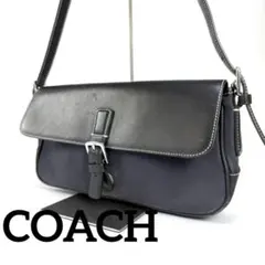 希少】Y2K 00s COACH コーチ オールレザー ワンショルダーバッグ